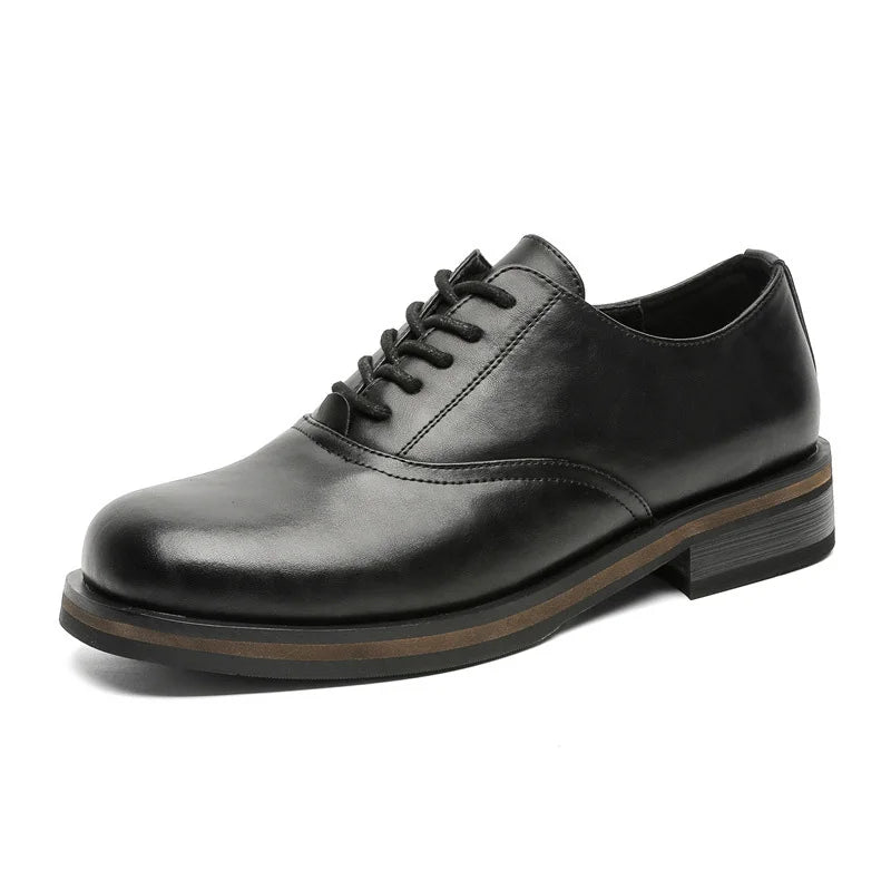 Commute Business Casual Derby Shoes Men Women Streetwear Fashion Hip Hop PU Leather Shoes Couple Shoe