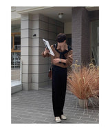 Spring And Autumn New Korean Style Shirt Men Suede Loose Trendy And Ve