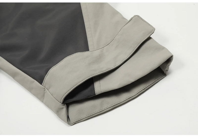 New 2023 Mens Undermycar Armor zipper Parkas Windproof hooded Jacket Tatting Multiple pockets outdoor Wear size 1 2 3 #412