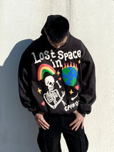 KANYE WEST Brand Fashion CPFM Foam 3D Print "Lost in Space" High-Street Oversized Cotton Hooded Sweatshirt Hoodie For Men