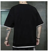 Glitchcore Chrome logo – Hot Summer Mens T Shirt Korean Version Of Harajuku High Stre