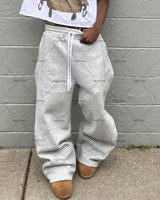 american retro classic striped sweatpants hip hop high street oversized wide leg pants men fashion trend versatile streetwear streetwear sweatpants