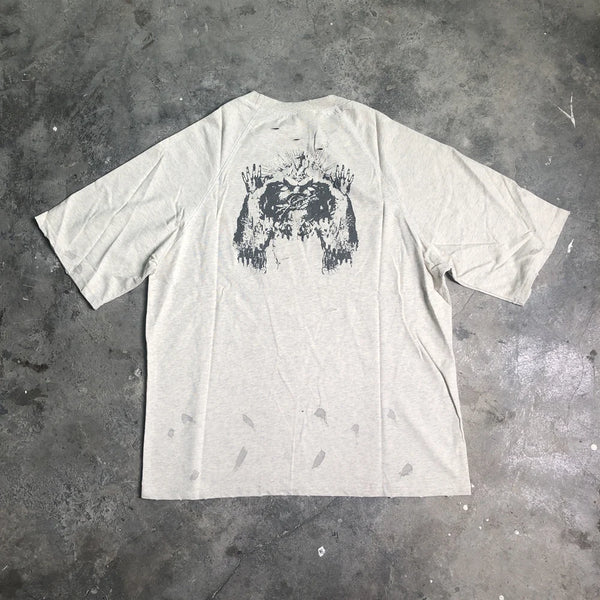 Harajuku Graphic tee – Frog Drift Saint Of Michael Fashion Streetwear Hole Printed