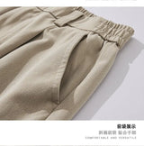 simple casual pants mens spring autumn loose fashion straight wide leg plus size pants cityboy streetwear trousers unique default style 2260