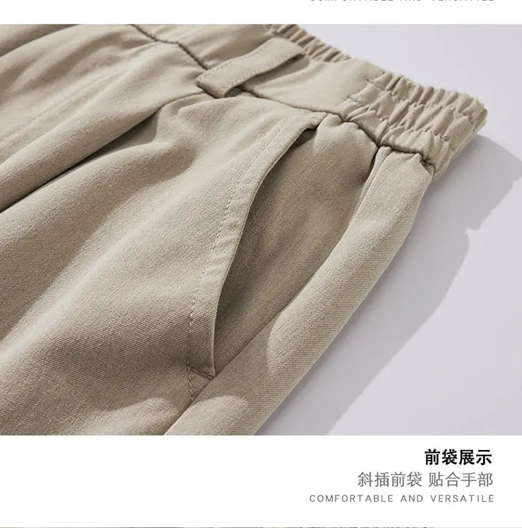 simple casual pants mens spring autumn loose fashion straight wide leg plus size pants cityboy streetwear trousers unique default style 2260