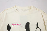 Anime Oversized shirt – Men Short Sleeve T Shirts Shadow Graphic Letter Print Tshirt