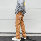 american high street washed torn jean mens y2k baggy ripped jeans cat whisker patch straight tube casual pants jeans hip hop vintage washed jeans
