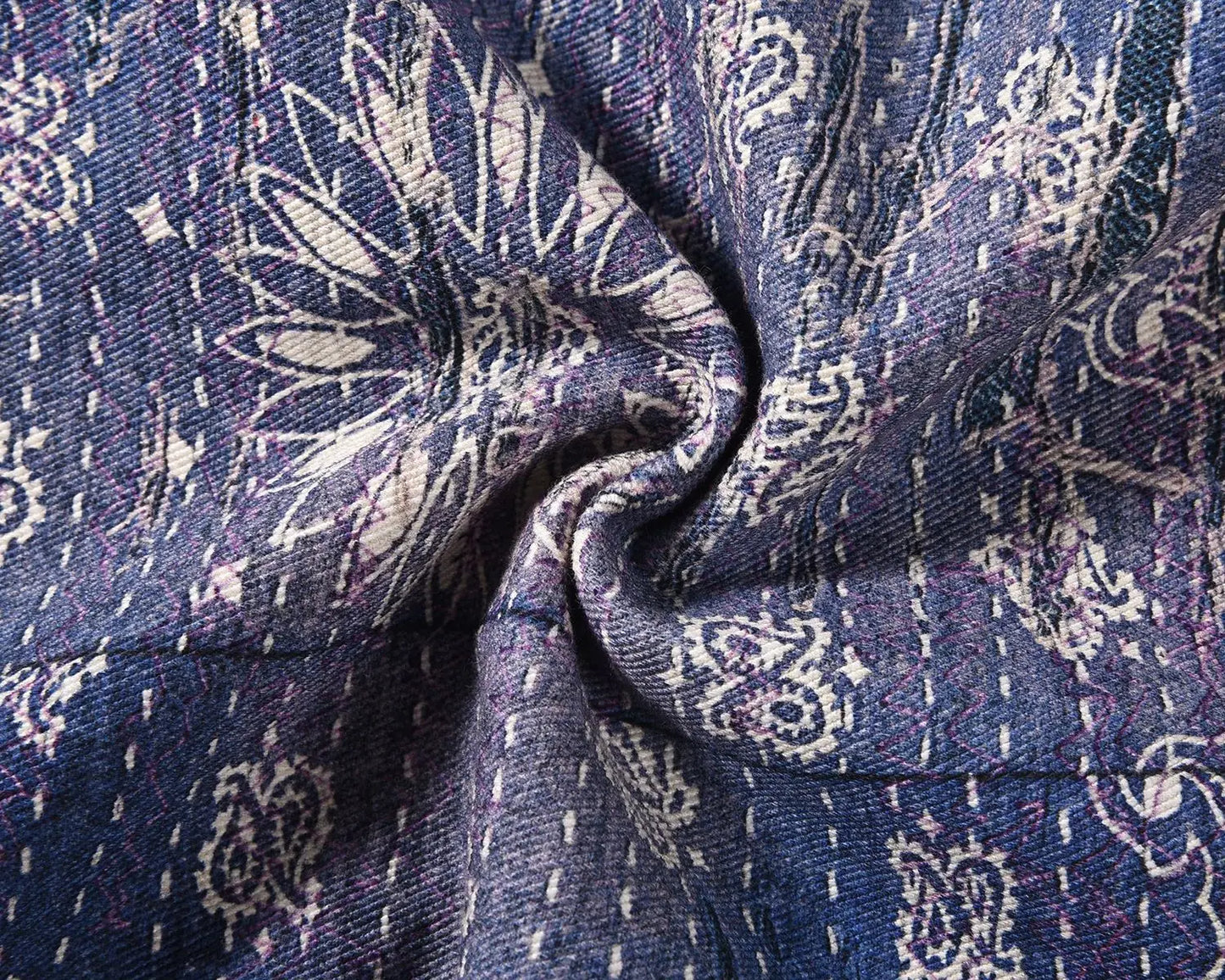 2023 brand new classic paisley west coast crips bloods jeans cotton denim pants comfort casual jeans size 29 36 488 unique jeans style 2765