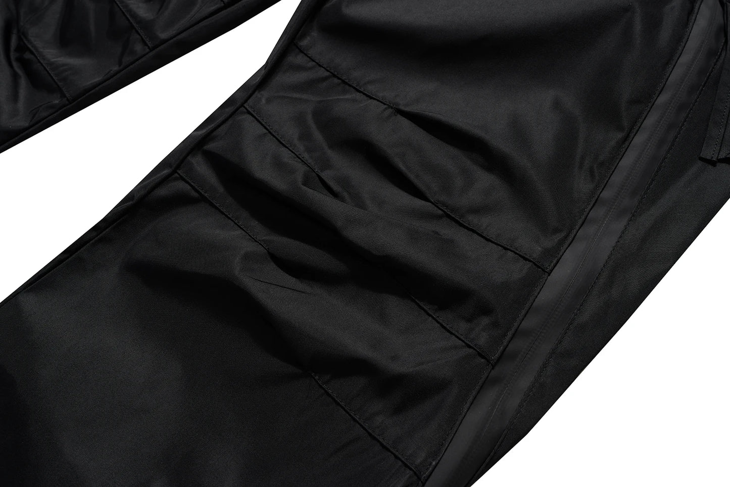 streetwear ribbons functional curve zipper baggy cargo pants for men vibe style straight baggy casual trousers oversized unique cargo style 800