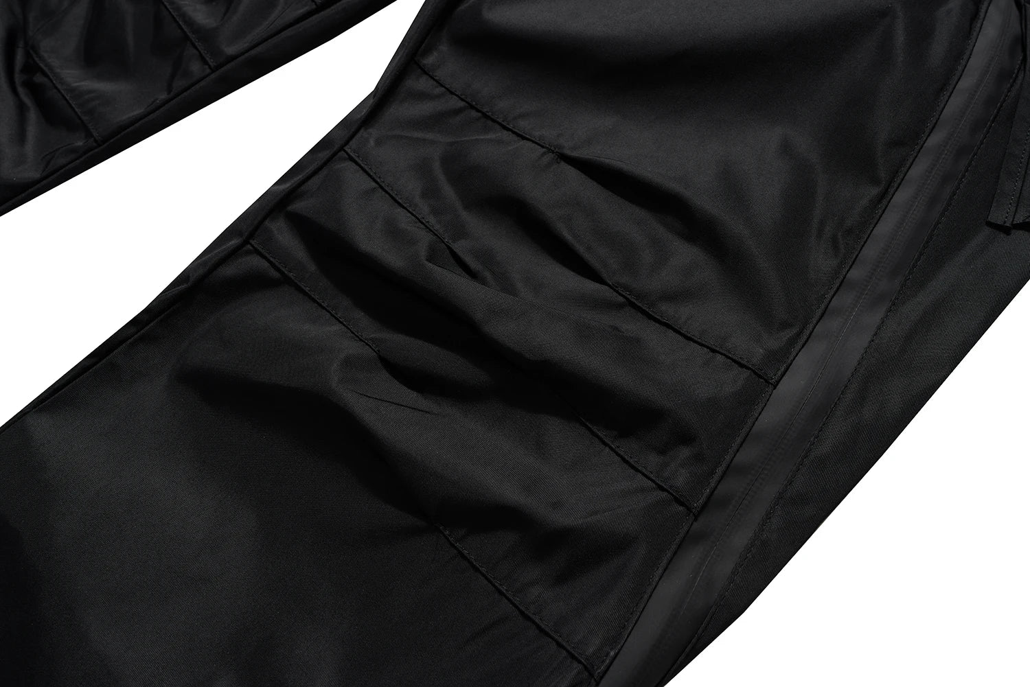 streetwear ribbons functional curve zipper baggy cargo pants for men vibe style straight baggy casual trousers oversized unique cargo style 800