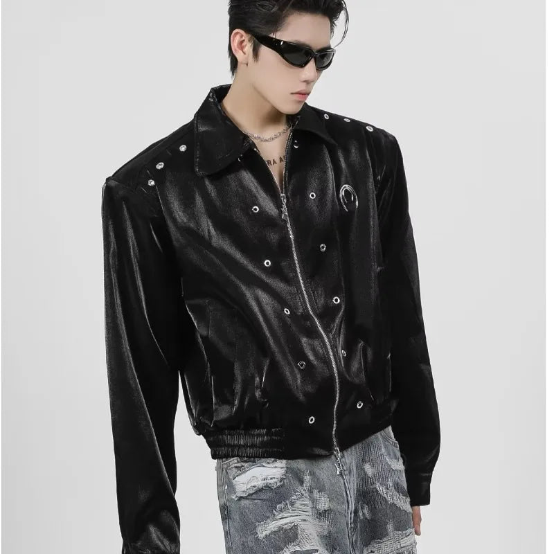 retro baseball bomber, daily drip outerwear, casual outfit