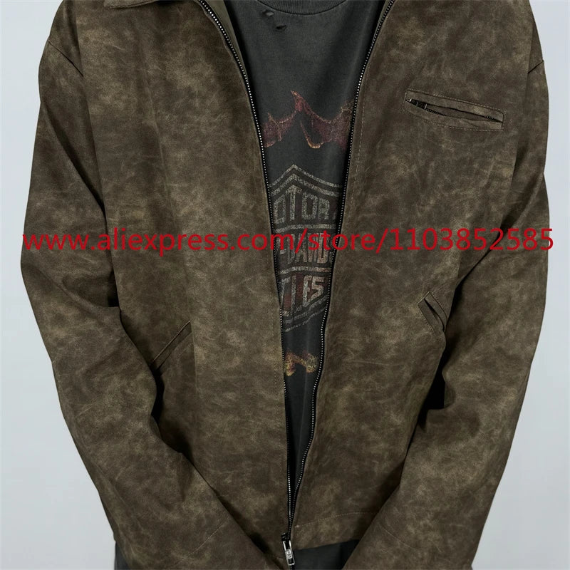 oversized quality high fit premium image print graphic essential design streetwear everyday f6ff9c autumn-and-winter-vintage-long-sleeved-leather-jacket-american-heavy-duty-motorcycle-high-street-short-style-distressed-lapel style material - style wear casual fashion unisex hop urban hip streetwear design ID cfc96