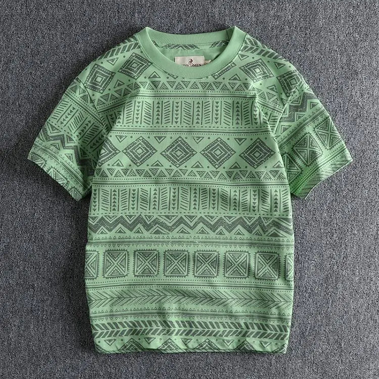 Y2k Tribal flame – Korean Summer Street Men And Women Trendy Personalized Print