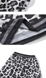 new leopard shorts mens basketball shorts quick drying sports short pants summer mesh breathable sweatpants high street shorts sporty tapered joggers