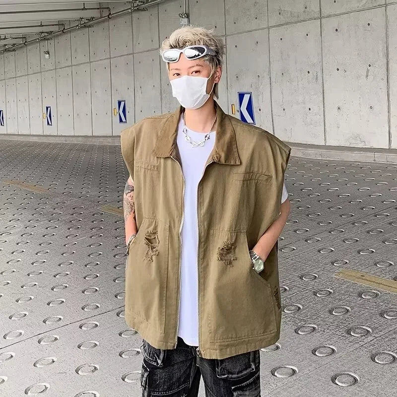 bold graphic winter coat, unisex street style, men's streetwear fashion, trendy oversized fit, urban techwear design, modern 