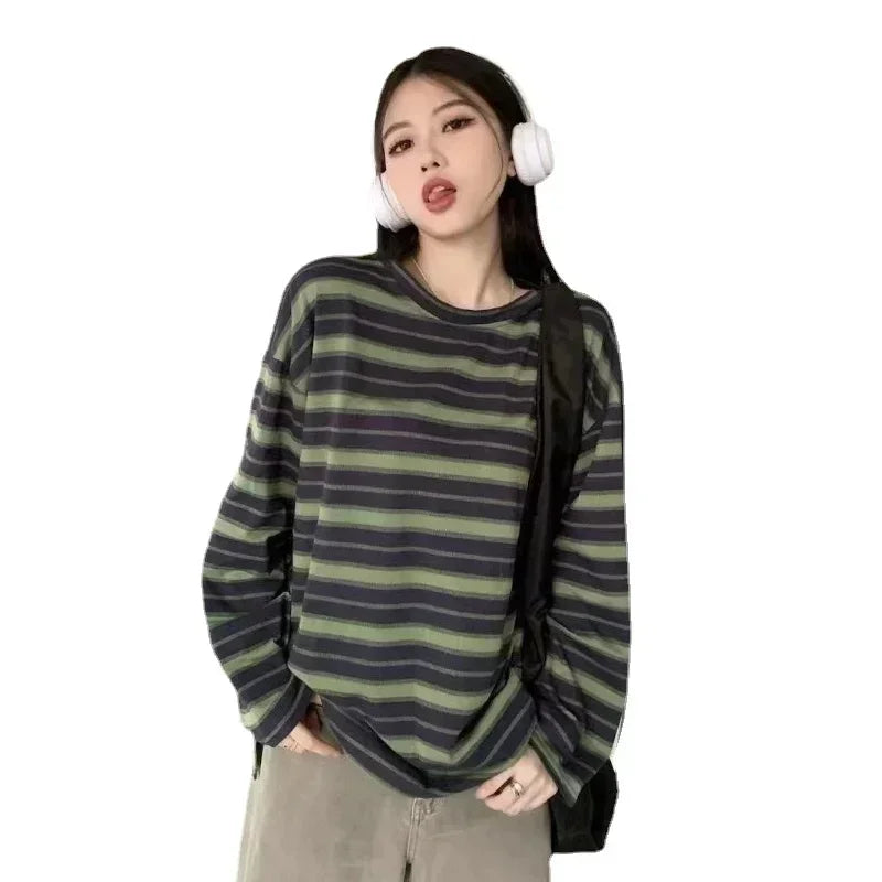 Vaporwave Graphic tee – Women Sweatshirt Long Sleeve Y2K Womens Clothing Anime Hoodi