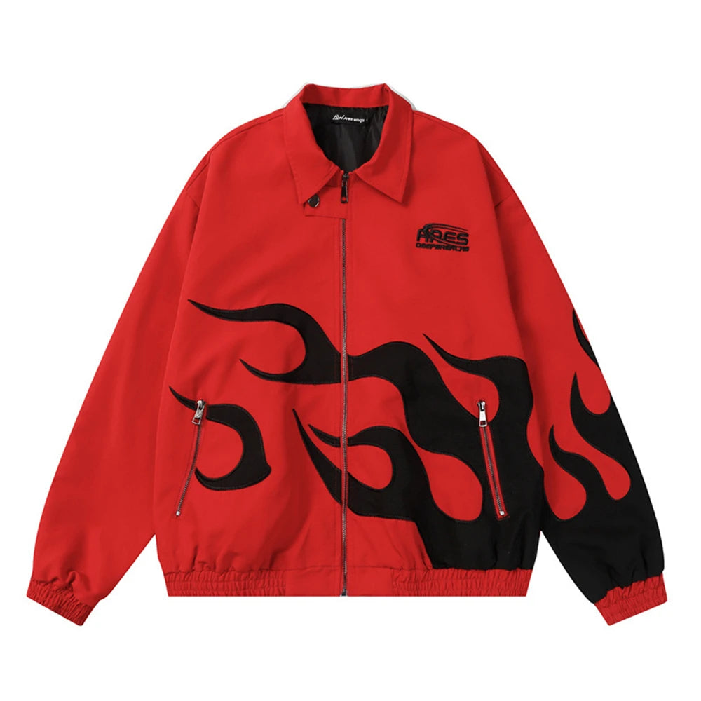 Zip-up graffiti streetwear hooded high fashion urban