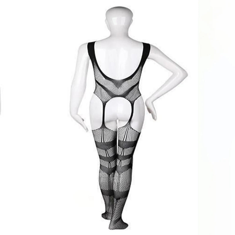 Mens Ultra-thin Erotic Lingerie gay boys Sexy Transparent Mesh Lace Jumpsuit Set See Through Vest Stockings Tights Bodysuit LGBT