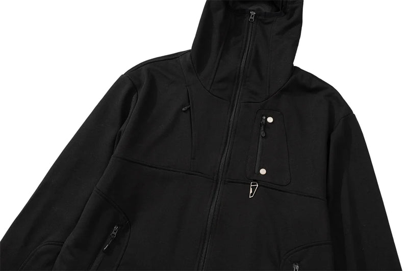 anime crying character featuring undermycar 2023 new high street fashion brand functional double layer zipper hoodie
