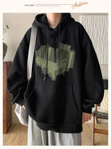 Autumn New Love Graphic Print Hoody Sweatshirts Man Hip Hop Oversized