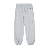 high street letter print fleece joggers sweatpants for men and women solid baggy casual trousers oversized loose sport pants unique joggers style 4527