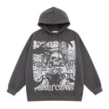 cyberpunk oversized shirt featuring 2023 retro streetwear harajuku hoodie sweatshirt skull graphic cotton hoodies mens hip hop punk thick hooded pullover unisex