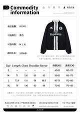 Black Techwear Zip Jacket with Stand Collar – Urban Street Fit