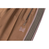 good quality brown motion casual pants men woman lovers trend side edge weaving embroidery drawstring loose trousers clean everyday pants