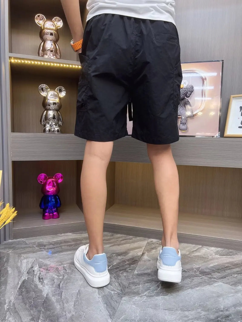 Men Casual Shorts 2024 Summer korean Fashion Brand Drawstring Waist Comfortable Men's Swim Trunks Quick Dry Beach Shorts y2k pan