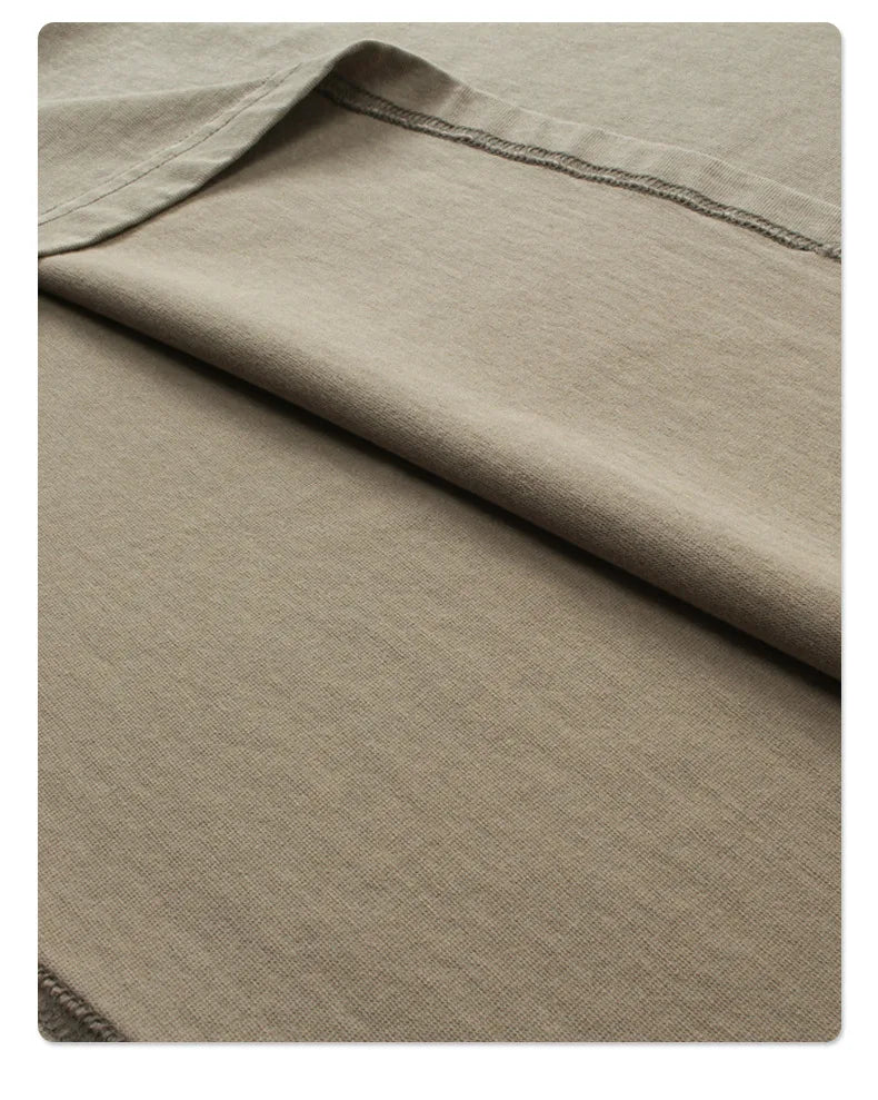 Skatercore Chrome logo – 2024 Summer New Washed Oversized Tshirt Worn Out Retro Distr