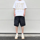 Ins Summer Outdoor Functional Casual Cargo Shorts Oversized Retro Casual Zipper Pockets Men and Women's Knee-length Sweatpants