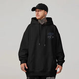 Autumn Motorcycle Mens Printed Hoodies Hip Hop Fashion Streetwear Bagg