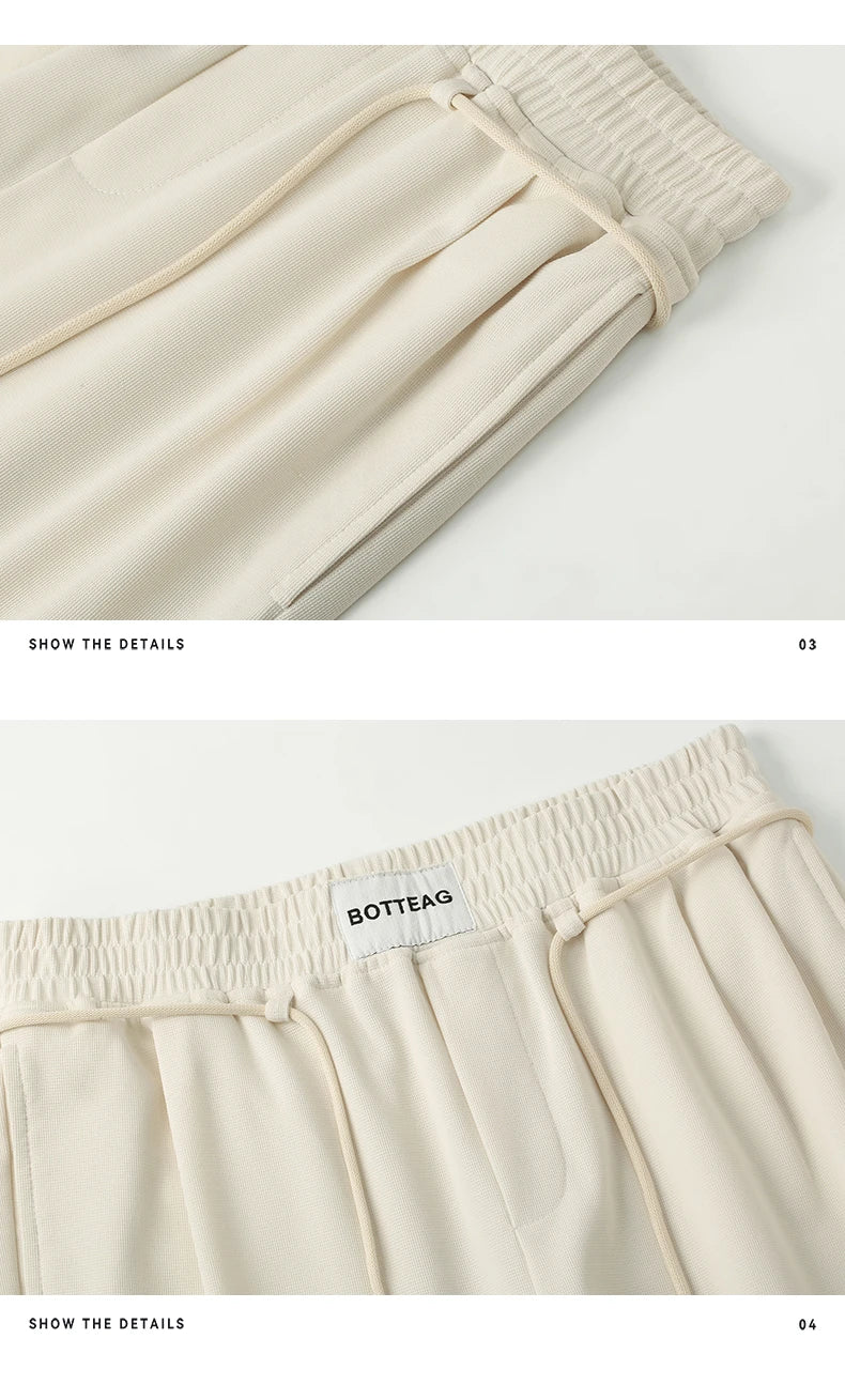 mens pants casual elastic waist drawstring straight trousers streetwear new fashion traf homme pants unique default style 3298