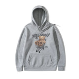 2022 Men Hip Hop Hoodie Sweatshirt Streetwear Bear Letter Shopping Car