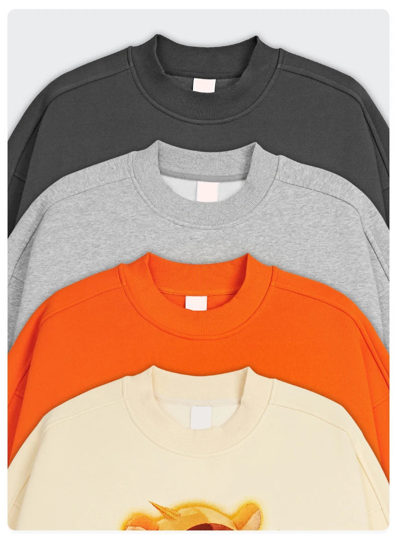 Gothic Oversized Tee – Rainbowtouches 2022 Mens Long Sleeve Vintage Reflection Bear – Edgy Streetwear for All Genders