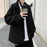 leather panel bomber, high-street look - comfortable cotton fit with bold prints