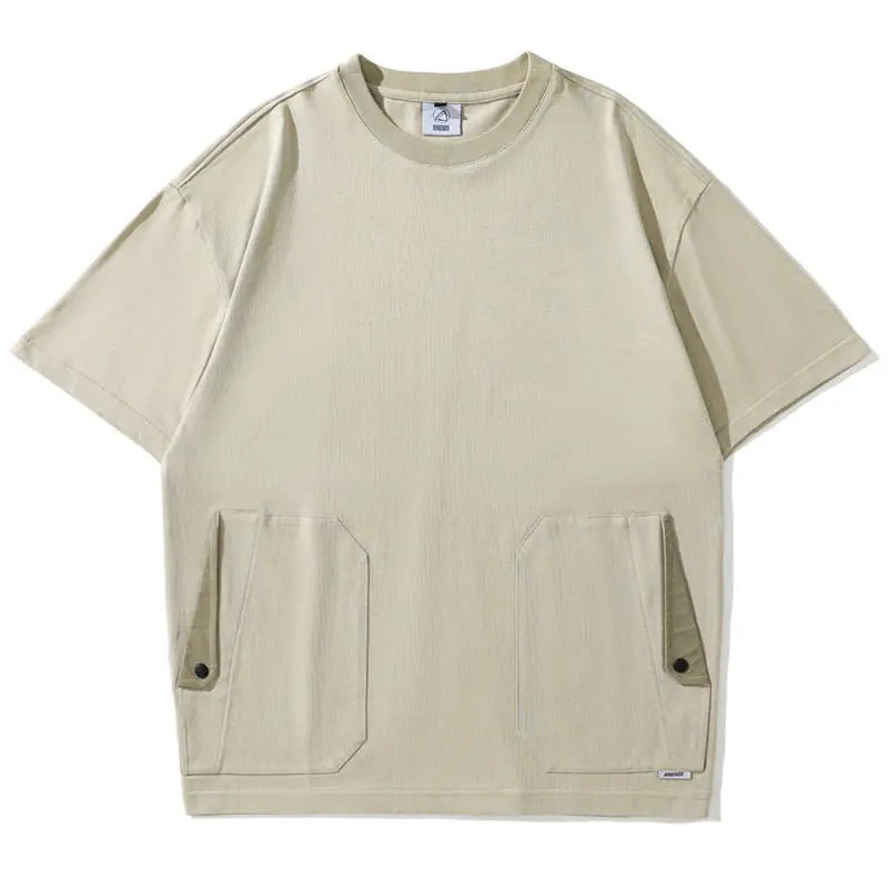 Y2k Crying angel – Mountain Large Pocket Workwear Short Sleeved T Shirts For Me