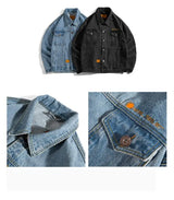 Retro Baseball Jacket for Men Cold Weather Jacket