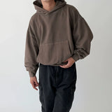 2024 New Casual Versatile Korean Style Hooded Loose Sweatshirt for Men Spring Autumn New Y2K Retro Style High-end Tops Jackets