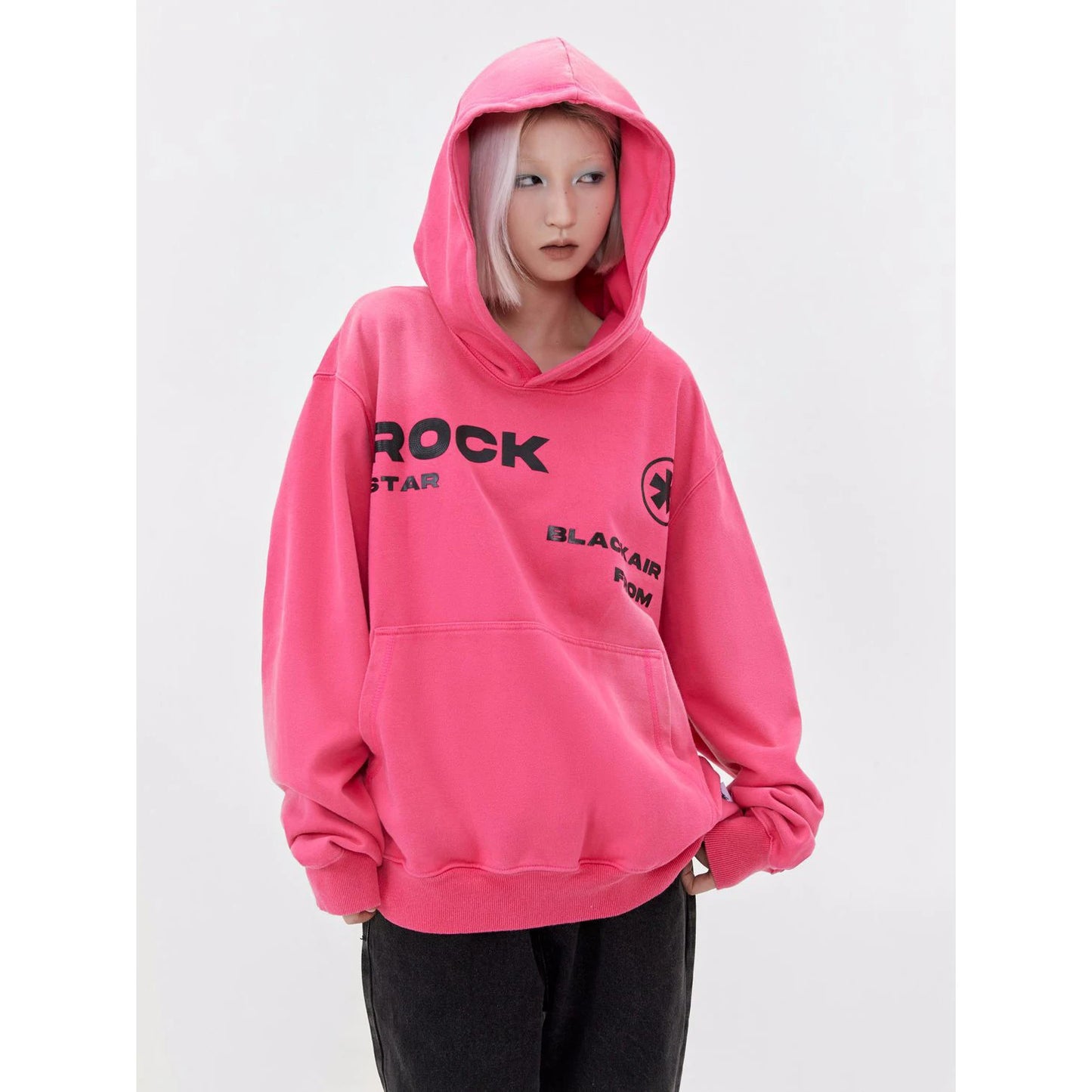 2023 Hip Hop Hoodie Streetwear Unisex Sweatshirt Letter Graphic Haraju