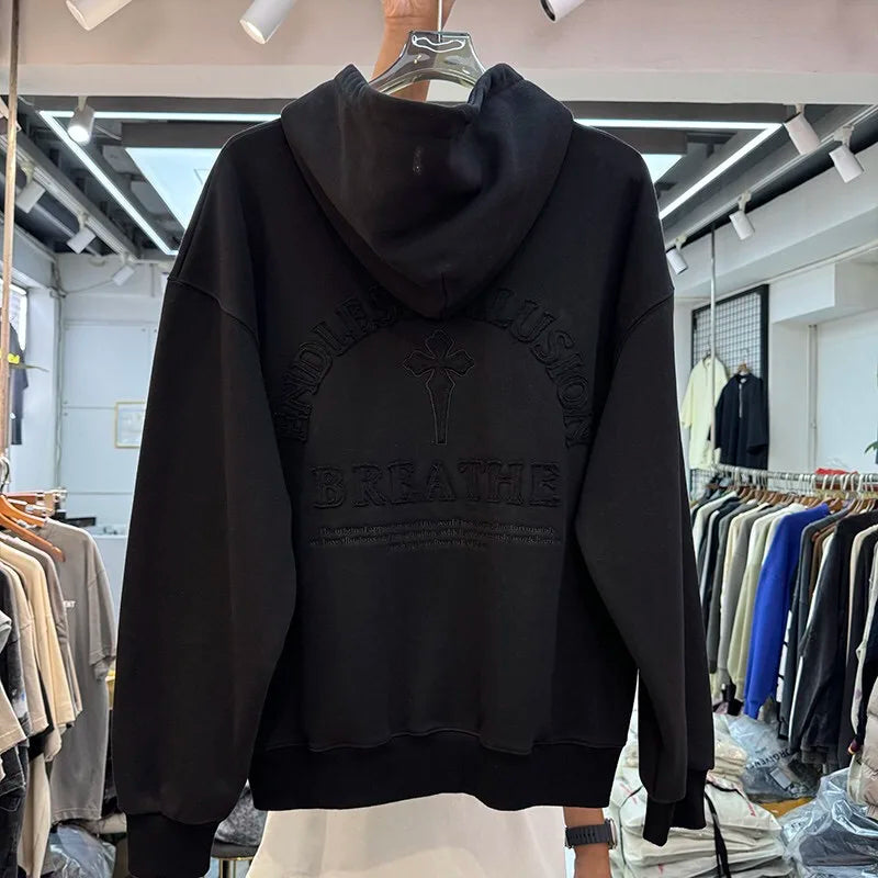 Urban Harajuku hoodie with oversized streetwear fit