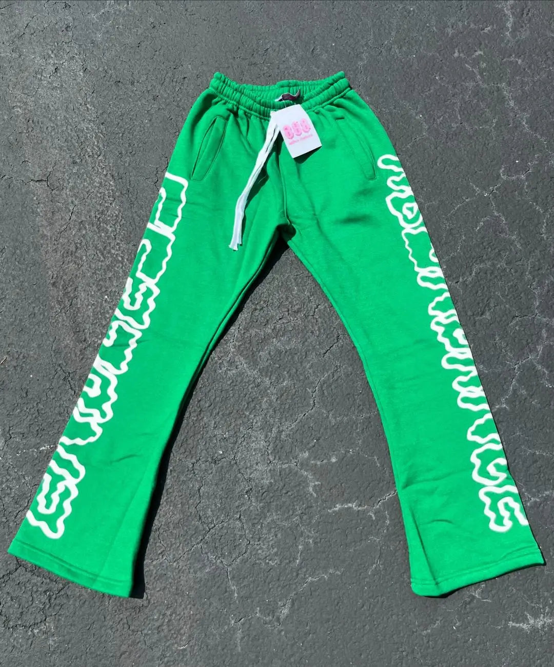 streetwear men 888 fashion loose pants high waist couple y2k straight tube pure cotton pants sport simple letter casual pants menswear bottoms