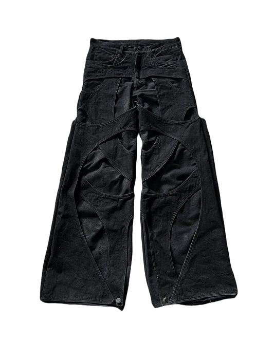 2024 new gothic retro jeans for men wide leg straight black y2k baggy jeans harajuku hip hop high waist denim pants streetwear urban skinny jeans