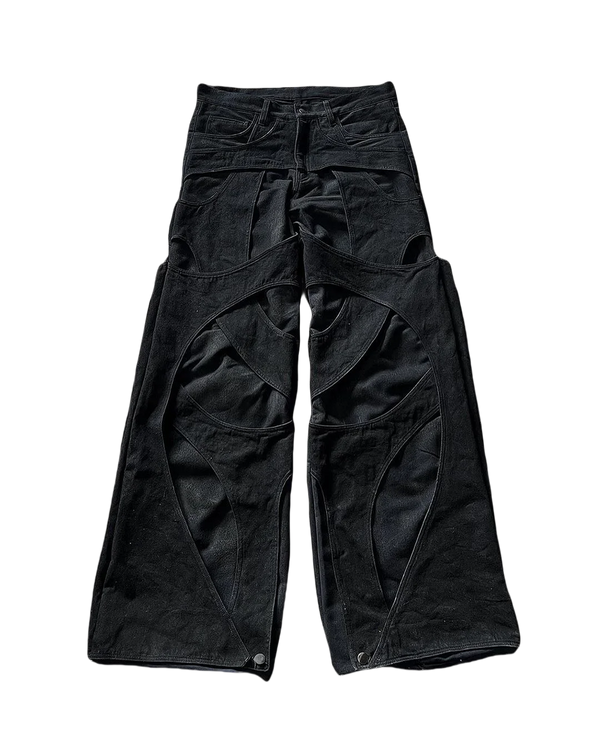 2024 new gothic retro jeans for men wide leg straight black y2k baggy jeans harajuku hip hop high waist denim pants streetwear urban skinny jeans