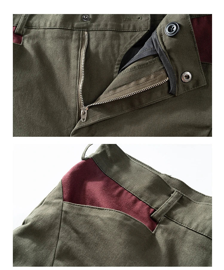 hip hop pants retro cargo straight pants mens patchwork side zipper harajuku streetwear joggers men casual loose cotton trousers unique joggers style 1918