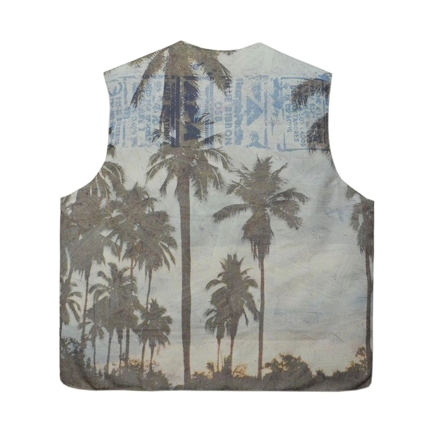 hip hop loose jacket vest unisex casual cotton padded vests mens harajuku streetwear printed sleveless warm reversible coat n - variant style 9ca695 for streetwear fashion