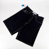 hip hop polar big boy women shorts american street y2k embroidery cartoon streetwear casual pants skate short women clothing unique shorts style 5229