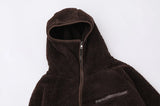 high street fleece hooded jackets and coats new casual warm hoodies hairy curved zipper outerwear streetwear winter men nan j - variant style f05dc5 for streetwear fashion