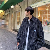 American Retro Pu Leather Jacket Spring And Autumn Hiphop High Street