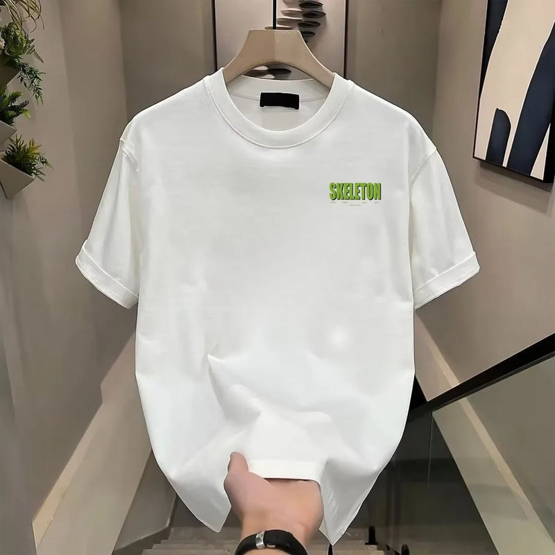 Skatercore Crying angel – Summer Mens Cotton T Shirts Cartoon Oversized Trendy Printed